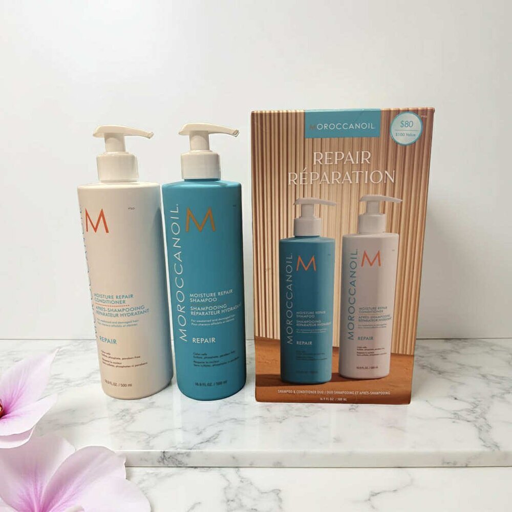 Moroccanoil Moisture Repair Shampoo & Conditioner 16.9 oz